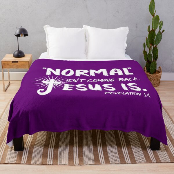 Item preview, Normal Isn't Coming Back Jesus Is Revelation 14 Costume designed and sold by ColubatTarn.