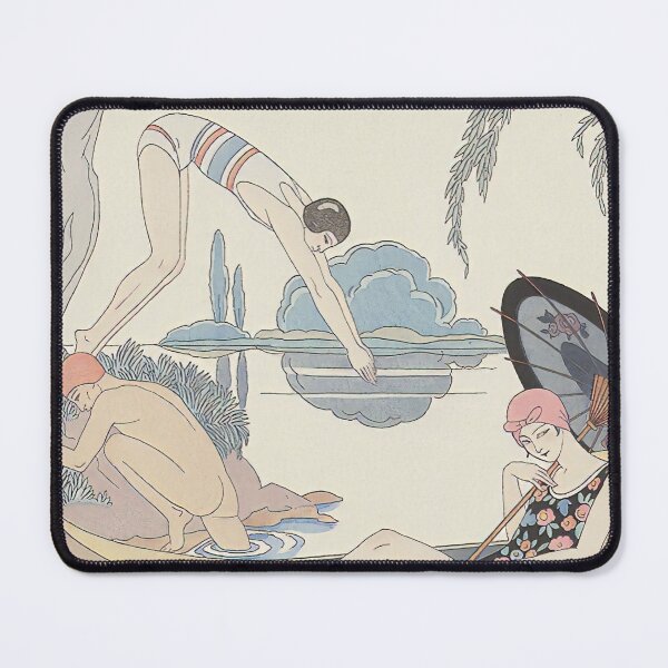 Item preview, Women Swimming - Art Deco designed and sold by leafsquare.