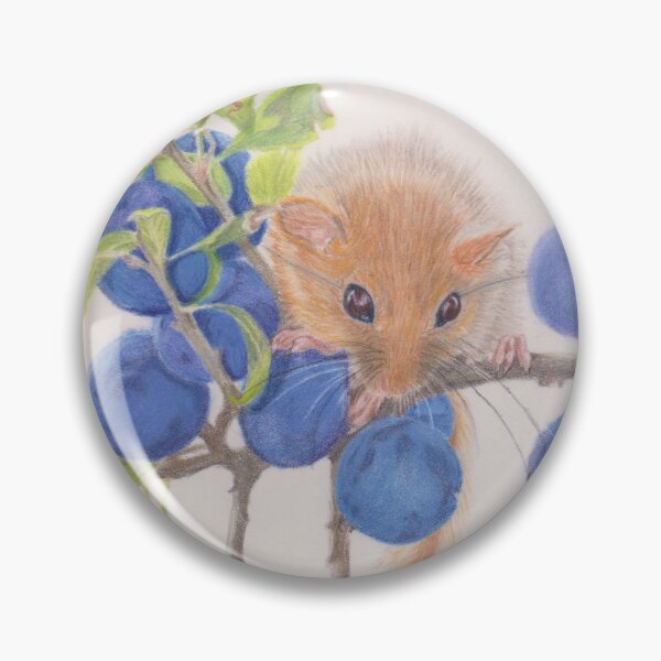 Item preview, Harvest mouse on Blueberries designed and sold by Sandra Johnston.