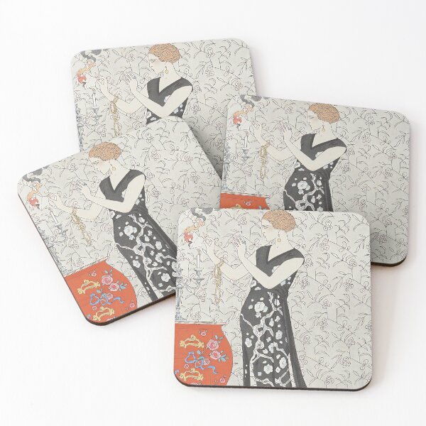 Item preview, Art Deco - Woman Burning a Letter designed and sold by leafsquare.