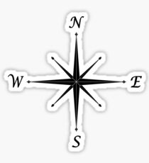 Compass Simple Sticker