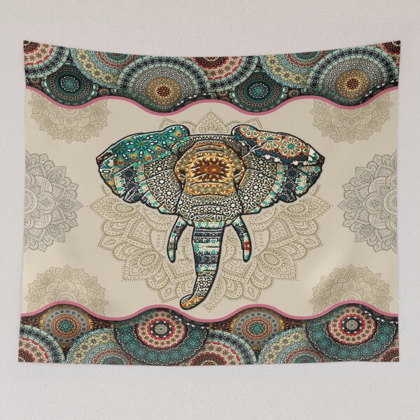 Item preview, Elephant Vintage Mandala designed and sold by MatildaWatson.