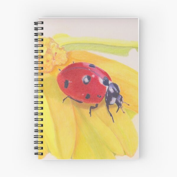 Item preview, Ladybird on a yellow daisy designed and sold by Sandra Johnston.