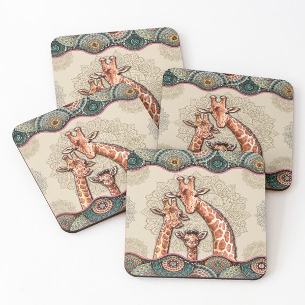 Item preview, Giraffe Vintage Mandala designed and sold by MatildaWatson.
