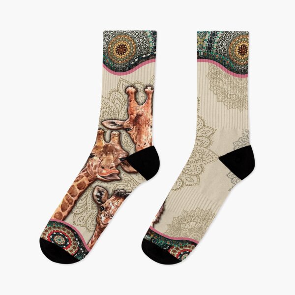 Item preview, Giraffe Vintage Mandala designed and sold by MatildaWatson.
