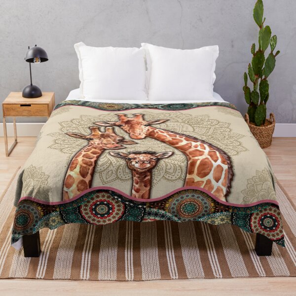 Item preview, Giraffe Vintage Mandala designed and sold by MatildaWatson.