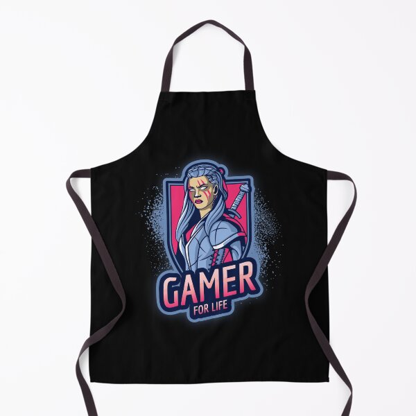 Item preview, Gamer for Life with Brave Female Viking Warrior designed and sold by PRIVARSHU.