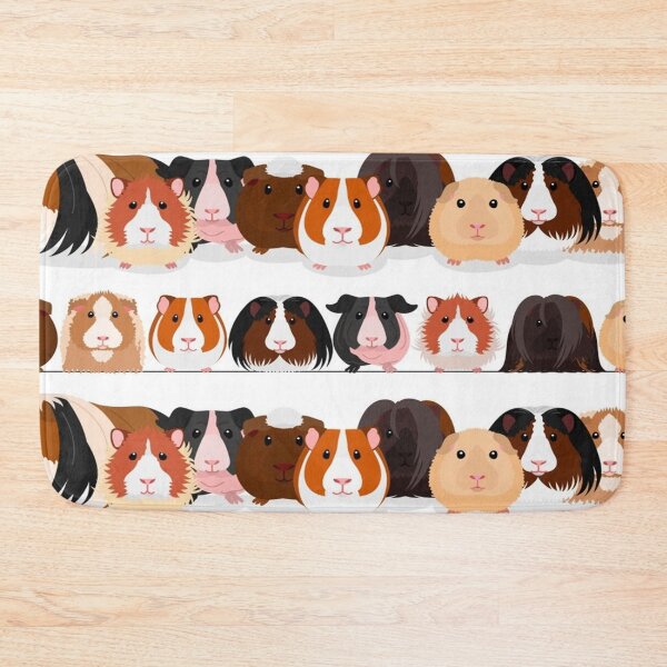 Item preview, Guinea pigs border designed and sold by MatildaWatson.
