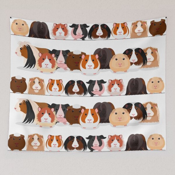 Item preview, Guinea pigs border designed and sold by MatildaWatson.