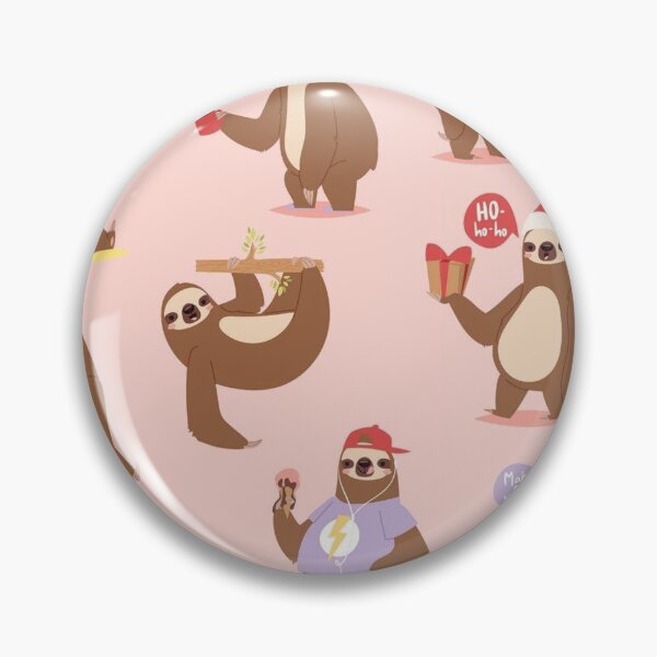 Item preview, Sloth fun vector pattern designed and sold by Wilkinson39.