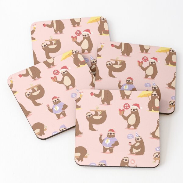 Item preview, Sloth fun vector pattern designed and sold by Wilkinson39.