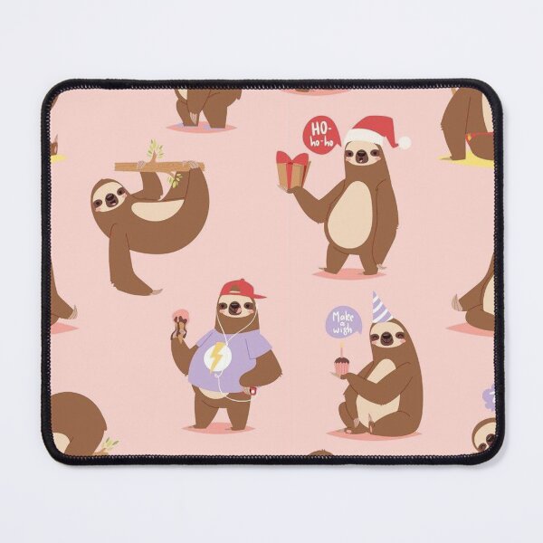 Item preview, Sloth fun vector pattern designed and sold by Wilkinson39.