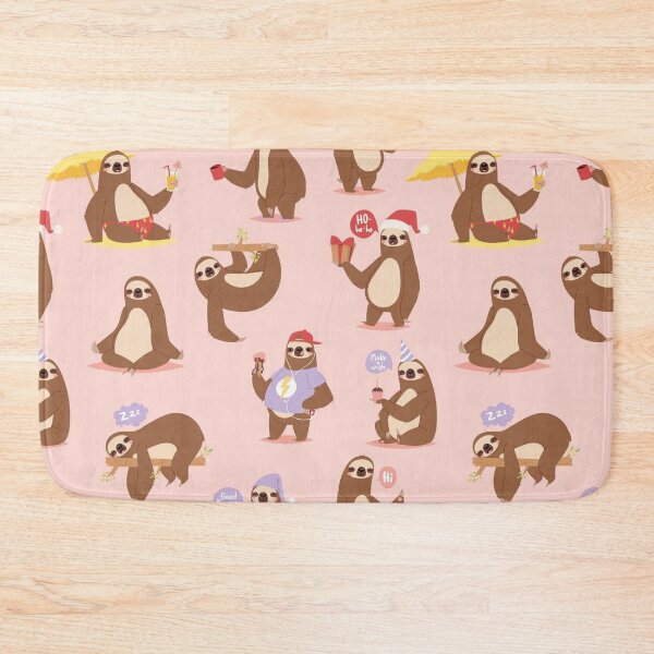 Item preview, Sloth fun vector pattern designed and sold by Wilkinson39.