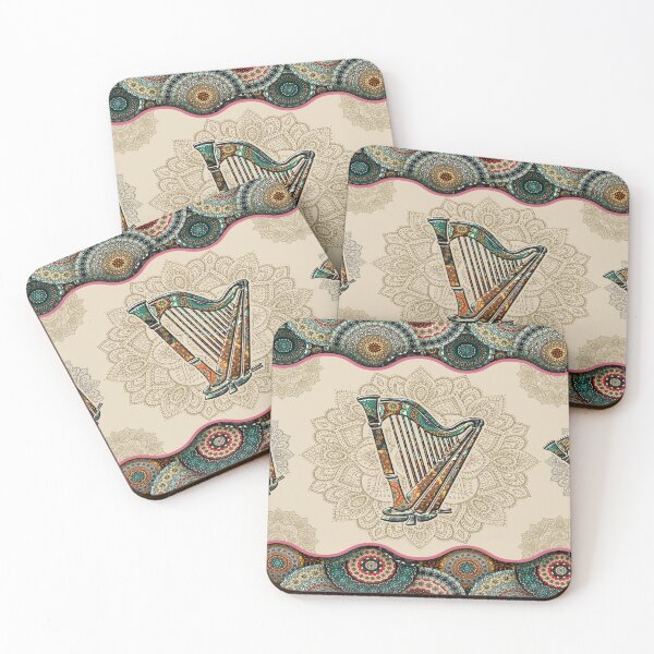 Item preview, Harp Vintage Mandala designed and sold by MatildaWatson.