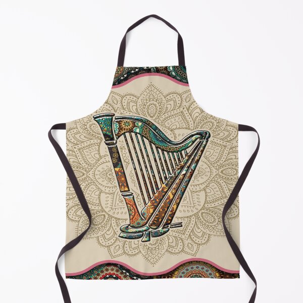 Item preview, Harp Vintage Mandala designed and sold by MatildaWatson.