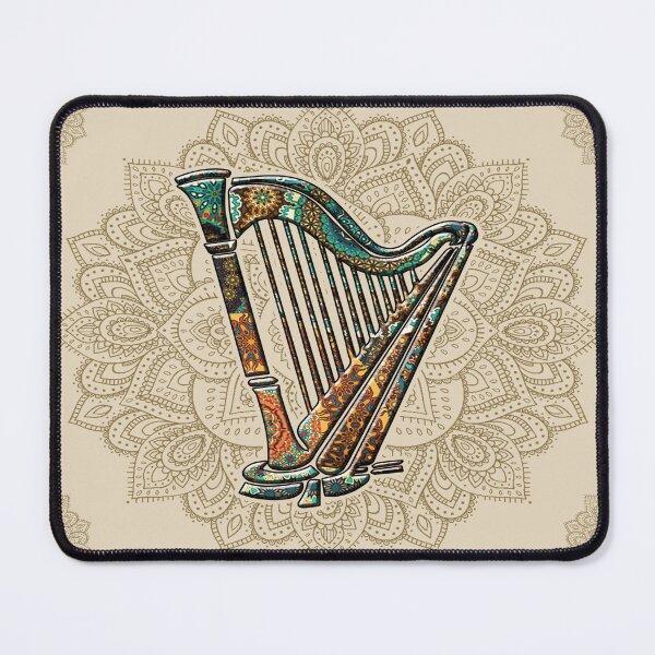 Item preview, Harp Vintage Mandala designed and sold by MatildaWatson.