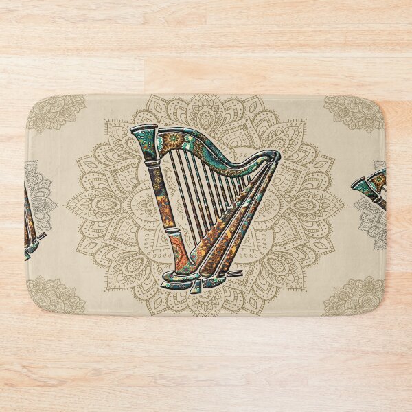 Item preview, Harp Vintage Mandala designed and sold by MatildaWatson.