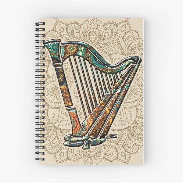 Item preview, Harp Vintage Mandala designed and sold by MatildaWatson.