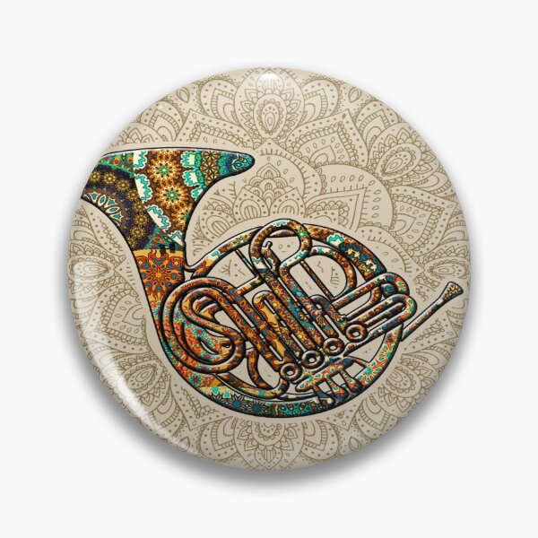 Item preview, Horn Vintage Mandala designed and sold by MatildaWatson.