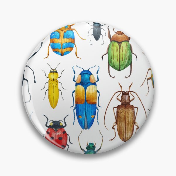 Item preview, Watercolor bug beetle pattern designed and sold by Wilkinson39.