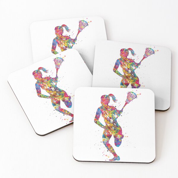 Item preview, Lacrosse Watercolor Painting Art blanket designed and sold by MatildaWatson.