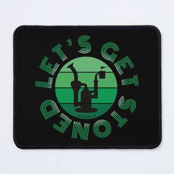 Item preview, Retro Vintage Sunset Green Dab Rig-Lets get stoned designed and sold by YomeHayin.