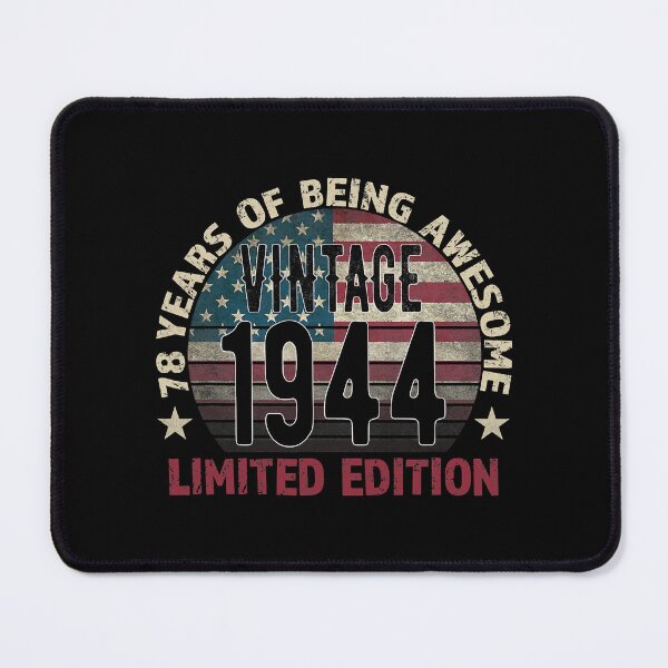 Item preview, 78th Birthday Gift men Vintage 1944 78 Years Old - USA Flag T-Shirt designed and sold by VinhPars.