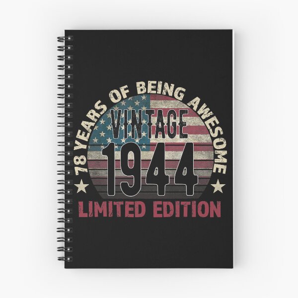 Item preview, 78th Birthday Gift men Vintage 1944 78 Years Old - USA Flag T-Shirt designed and sold by VinhPars.