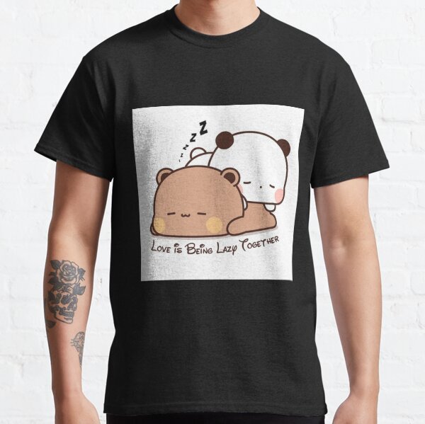 Bear Panda Sleeping Premium Scoop Classic T-Shirt