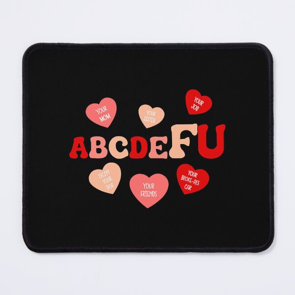 Item preview, Alphabet ABCDEFU Heart Love You Funny Valentines Day Gifts T-Shirt designed and sold by VinhPars.