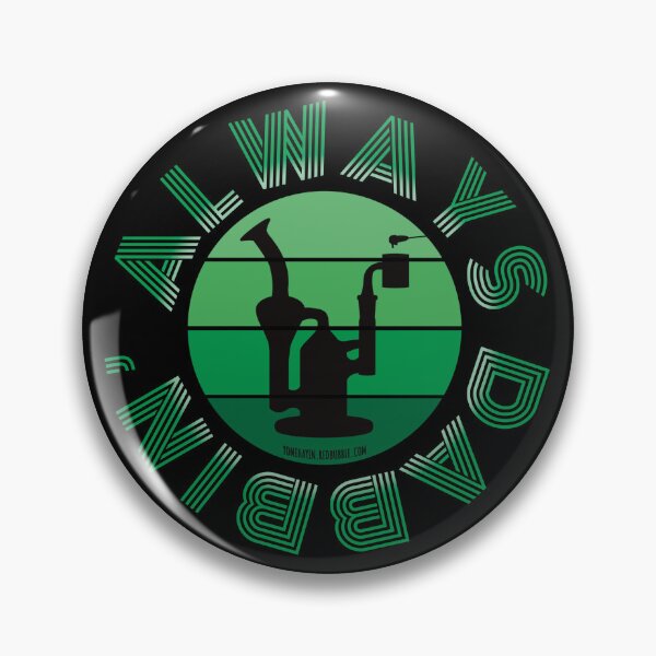 Item preview, Retro Vintage Sunset Green Dab Rig-Always dabbing designed and sold by YomeHayin.