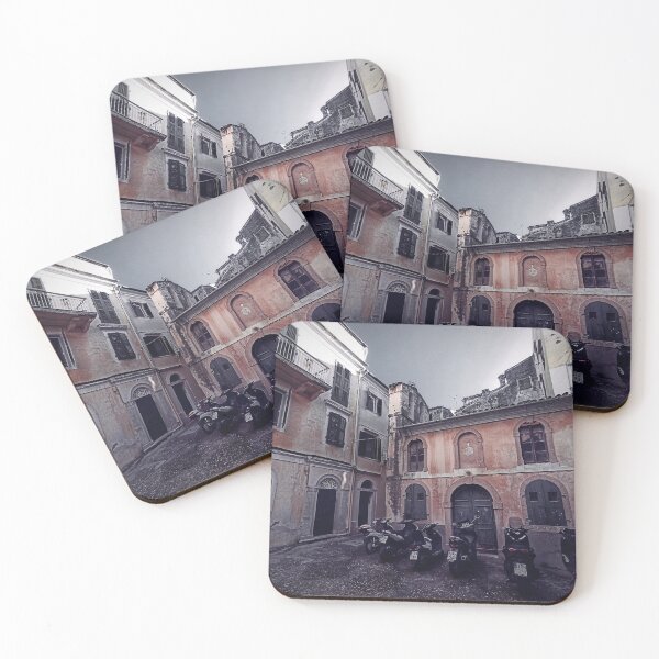 Item preview, Old Town Corfu Venetian Architecture, Paved streets and Two Wheel Transport designed and sold by nickbrayimages.