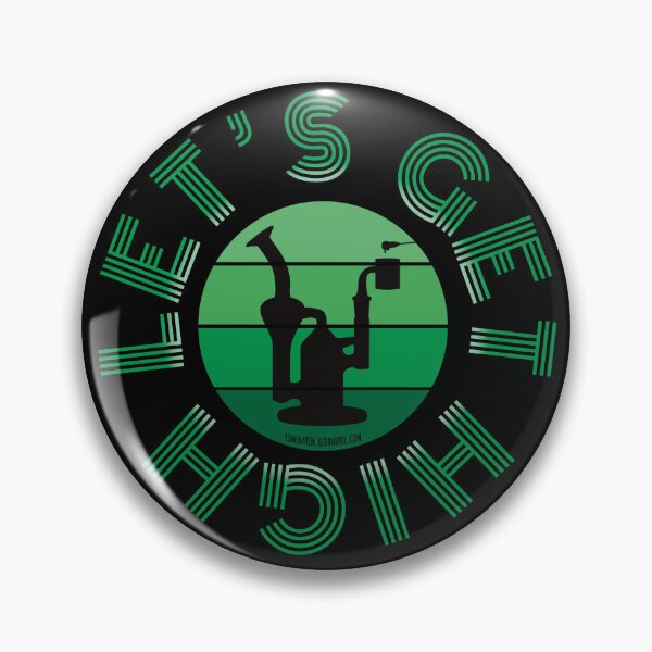 Item preview, Retro Vintage Sunset Green Dab Rig-Lets get high designed and sold by YomeHayin.