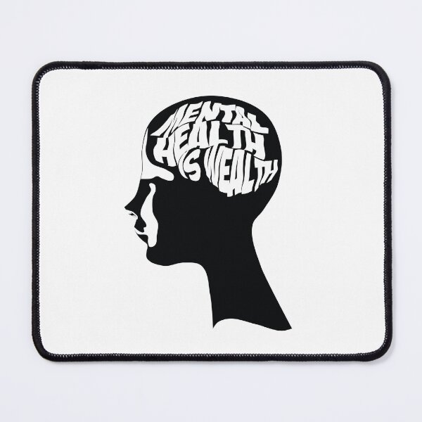 Item preview, Mental Health is Wealth 2 designed and sold by Buttr. Prints.