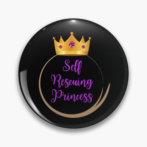 Item preview, self rescuing princess- Feminist Gifts designed and sold by MDARTSY.