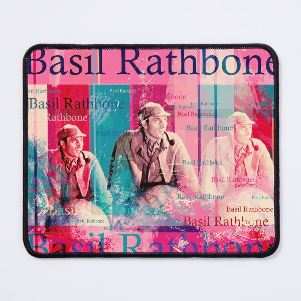 Item preview, Literature adaptations and horror strips.
The design by Mallybeau Mauswohn shows an aesthetic collage with a portrait of the actor Basil Rathbone in disguise of the Sherlock Holmes. A wonderful work of art for all film lovers and crime thrillers.
I loo designed and sold by Mauswohn.