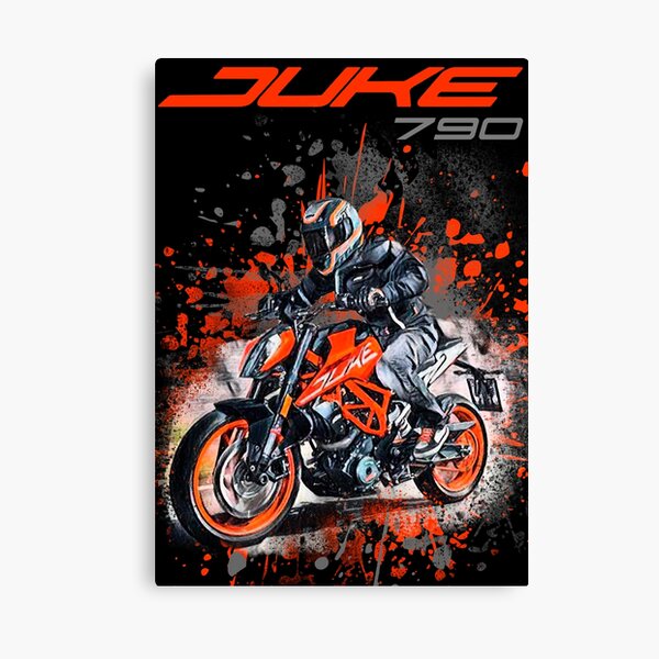 Leinwandbild Canvas Print Wandbild Motorrad KTM 390 Nr 2000 Leinwandbild Canvas Print Wandbild Motorrad KTM 390 Nr 2000