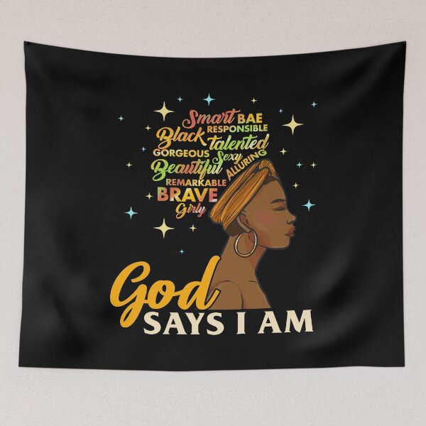Item preview, African American Afro Hair God Said I Am Black Pride History designed and sold by 2blackcherries.