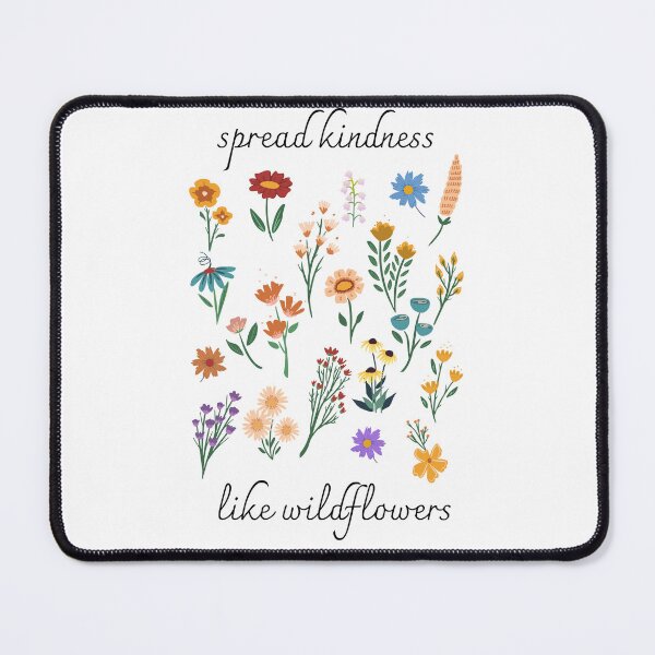Item preview, Spread Kindness Like Wildflowers Inspirational Quotes Floral  designed and sold by badretop.