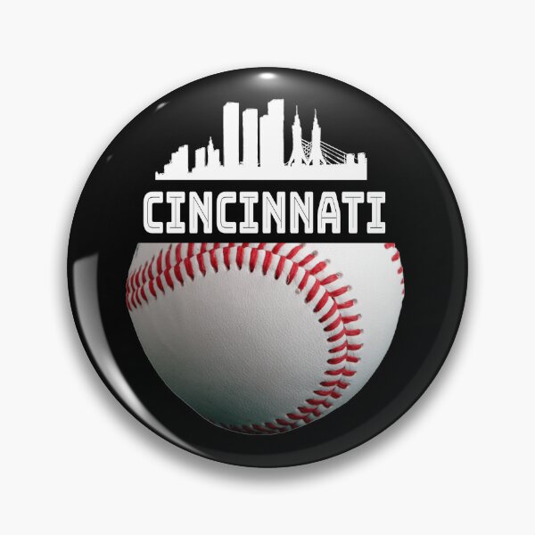 Artikelvorschau, Vintager im Stadtzentrum gelegener Baseball-Ohio-Staat Cincinnati Retro entworfen und verkauft von Georgiodaccache.