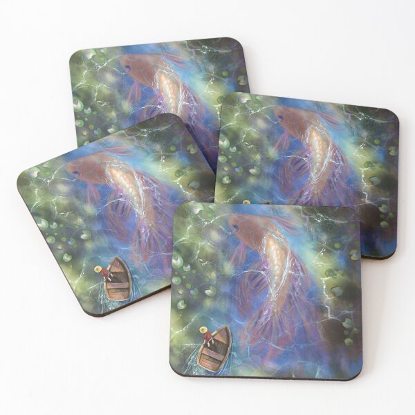 Item preview, Lake Sea Monster Fantasy Digital Art designed and sold by nour-draws.