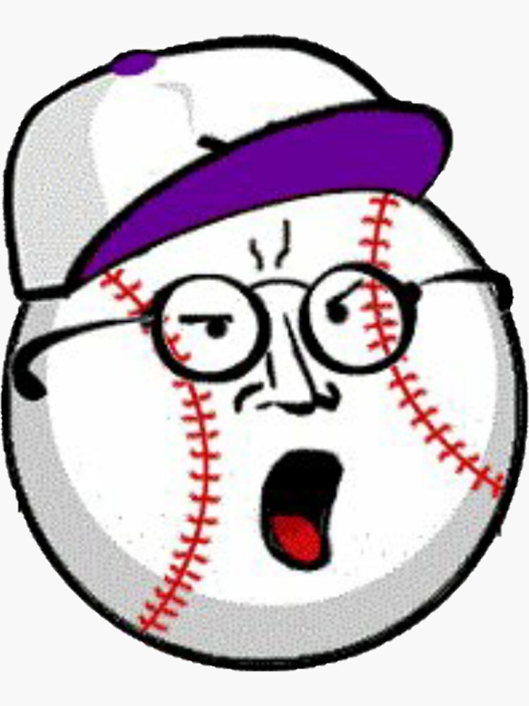 "Baseball Crank" Sticker for Sale by shittygear Redbubble