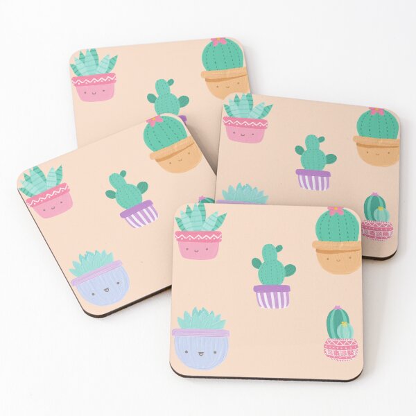 Item preview, Succulent Sticker. Cute crochet succulents in a pot stickerpack designed and sold by Featuring Lynn.