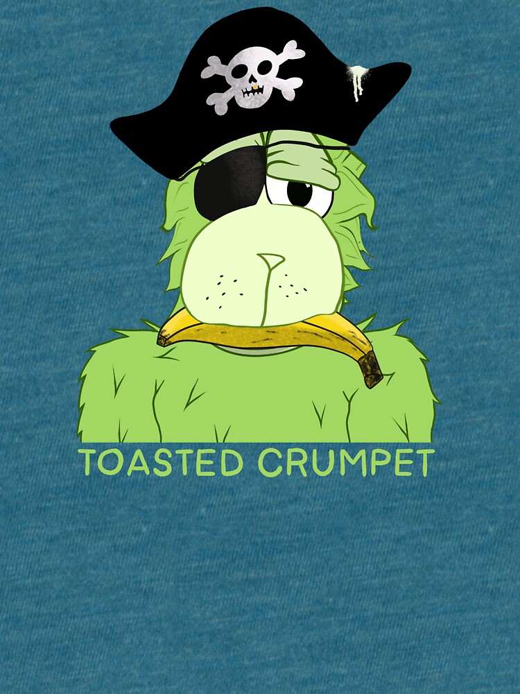 Toasted Crumpet NFT Sick Pirate - Green by AndyCMarshall