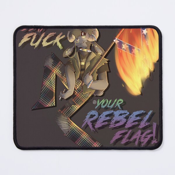 Item preview, I Say F**K Your Rebel Flag! (Uncensored Ver.) designed and sold by miserymartyr.