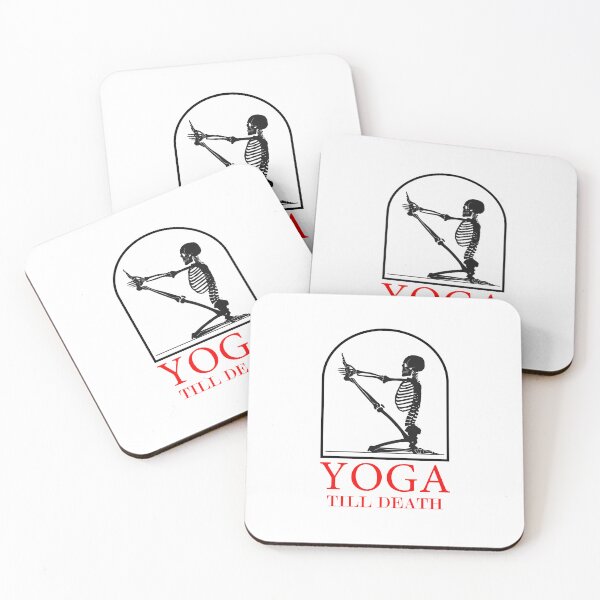 Item preview, Funny Yoga till death designed and sold by mmammammira.