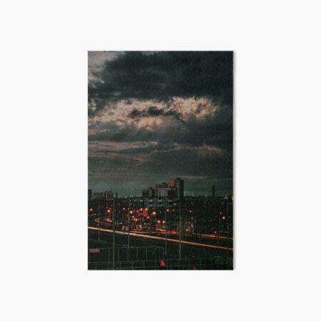 Clashing Clouds Art Board Print