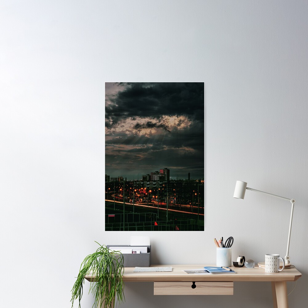 Clashing Clouds Poster