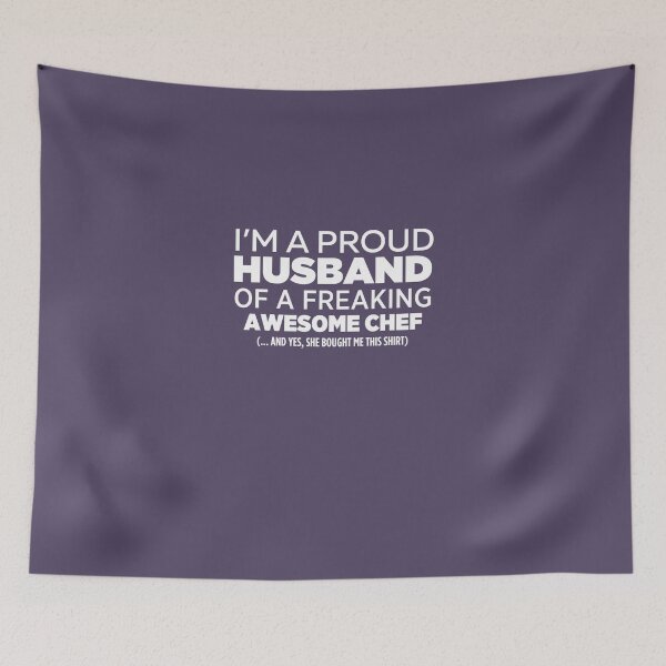 Item preview, I'm A Proud Husband Of Freaking Awesome Chef designed and sold by AlwaysAwesome.