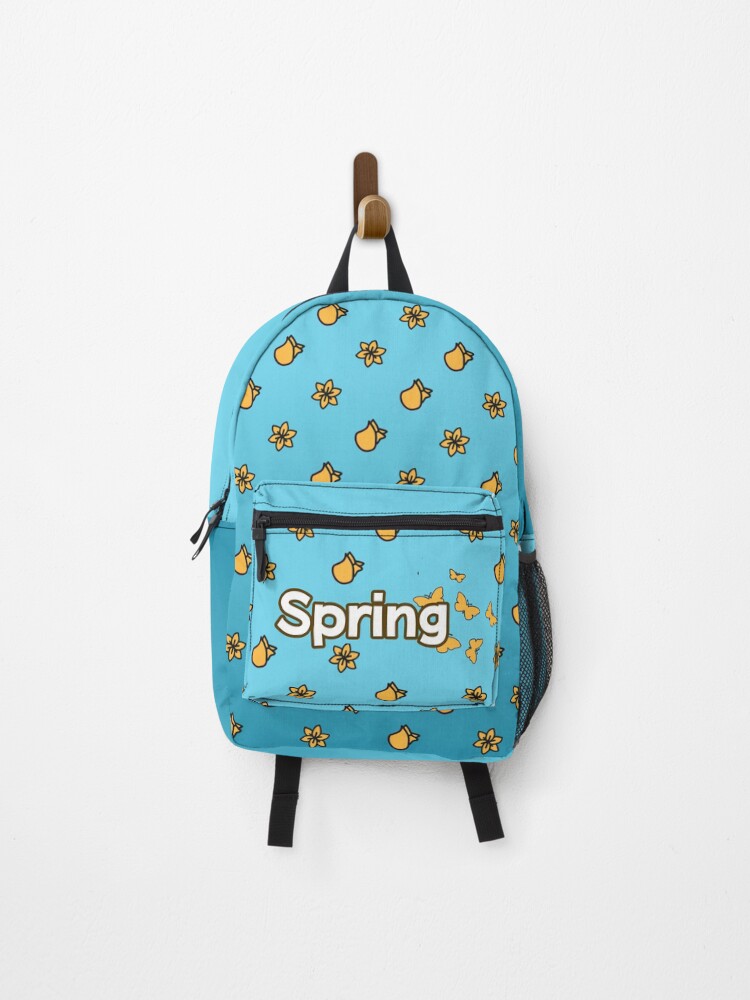 Thumbnail 1 of 3, Backpack, Spring is coming | Flower Pattern designed and sold by smoothwizz.